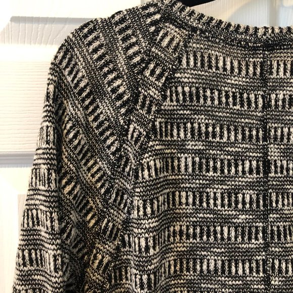 Kut from the Kloth Pullover Black/White Sweater Size XL - Picture 7 of 13